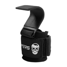 Load image into Gallery viewer, Gymreapers Weight Lifting Hooks (Pair) (Black)