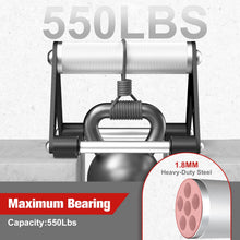 Load image into Gallery viewer, Push Up Stand, Pushup Handles for Strength Training, Heavy-duty Stainless Steel Push Up Bars Gym Exercise Equipment, Hold Up to 500lbs, 1 Pair black