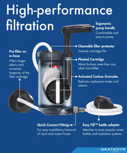 Load image into Gallery viewer, Katadyn Hiker Pro Transparent Hand Pump Water Filter