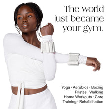 Load image into Gallery viewer, Bala Bangles Wrist & Ankle Weights for Women & Men - 1 lb Adjustable Weighted Bands -Bone