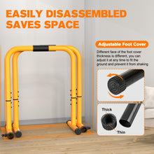 Load image into Gallery viewer, RELIFE REBUILD YOUR LIFE Dip Bars & Dip Station (Yellow)
