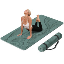Load image into Gallery viewer, PAIDU Large Yoga Mat-72’x36’x0.4’ Extra Width & Thick,Comfortable,Non-Slip Exercise Mat-Works Great on All Floor for Stretching,Yoga Studio,Gym or Home Workouts (Deepgreen)