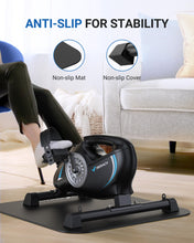 Load image into Gallery viewer, Under Desk Bike Pedal Exerciser - Black & Blue