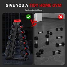 Load image into Gallery viewer, HARISON 6-Tier Dumbbell Rack Stand Only, A-Frame Design Weight Rack for Dumbbells
