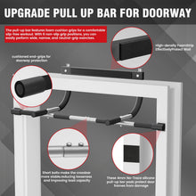Load image into Gallery viewer, TOPOKO Upgrade Pull Up Bar for Doorway Set- Portable