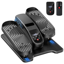 Load image into Gallery viewer, Under Desk Elliptical Machine for Senior, Quiet Mini Elliptical Leg Exerciser with Smart Remote, Electric Seated Foot Pedal Exerciser with 12 Adjustable Speeds Easy to Use for Home Office