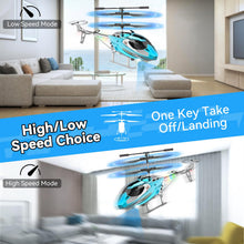 Load image into Gallery viewer, TERRAMUS Remote Control Helicopter for Kids, 2.4G Altitude Hold RC Helicopters with LED Light & Gyro, Radio Controlled Aircraft Indoor Toy with 3.5 Channel High Low Speed for Boys Beginner