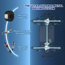 Load image into Gallery viewer, Scale 4WD Brushless RC Car for Adults - 45+ Kph Off-Road Hobby Truck 4x4, Electric Buggy, Remote Control Monster Truck