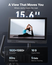Load image into Gallery viewer, MERACH Recumbent Exercise Bike for Home with 15.6" Display Screen, Bike for Riders up to 6.3"