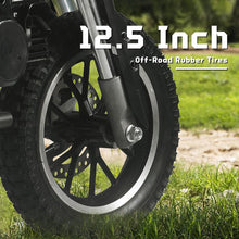 Load image into Gallery viewer, 50CC Gas Dirt Bike, Off-Road Mini Bike with 2 Stroke, Motorcross Pocket Bike Push Start, Dual Disc Brake (Black)