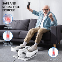 Load image into Gallery viewer, Under Desk Elliptical Machine 12 Speeds Electric Leg Exerciser as Seen on TV for Seniors Quiet Portable Seated Foot Pedal Exerciser for Home Office Use