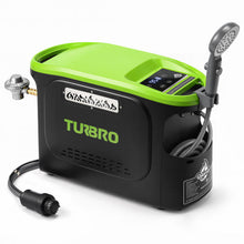 Load image into Gallery viewer, TURBRO Portable Propane Water Heater, 34,000 BTU, Tankless Camping Shower
