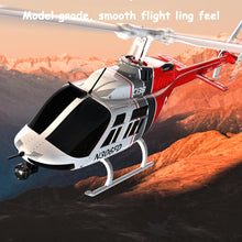 Load image into Gallery viewer, C138 Remote Control Helicopter, 1:33 Scale Bell206 Helicopter 2.4G 4CH RTF Single Propeller Aileron Free, Optical Flow Positioning (2 Battery)
