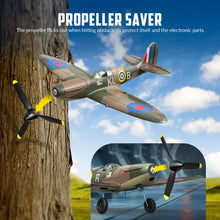 Load image into Gallery viewer, volantexrc RC Plane Spitfire Fighter 4CH Remote Control Airplane RTF with Aileron, Gyro, Aerobatics