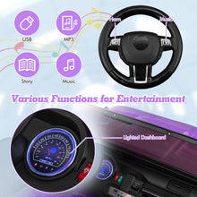 Load image into Gallery viewer, 24V 2 Seater Ride on Car for Kids, 2WD/4WD Battery Powered with Remote Control, Music, USB, MP3, Spring Suspension (Purple)