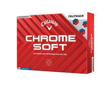 Load image into Gallery viewer, Callaway Golf Chrome Soft Golf Balls (True Track (Blue/Red)