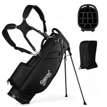 Load image into Gallery viewer, 14-Way Golf Bags for Men, Golf Stand Bag, Black