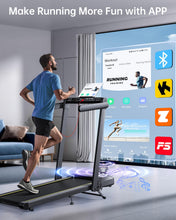 Load image into Gallery viewer, TOPUTURE Walking Pad Treadmill with 12% Incline and Handle Bar