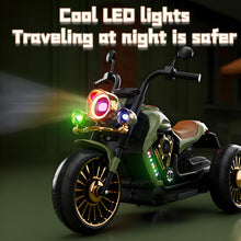 Load image into Gallery viewer, Kids Ride On Motorcycle, 6V Electric Battery Powered Dirtbike with Forward/Backward Functionality, Light, White
