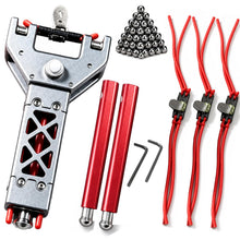 Load image into Gallery viewer, Professional Slingshots for Adults, High Precision Automatic Catapult Bow,Aluminum Alloy Slingshot with Magazine