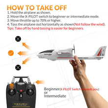 Load image into Gallery viewer, New Version RC Plane, Remote Control Airplane for Adults,4-Channel RC Plane with Durable Foam Construction,3 Flight Modes, White