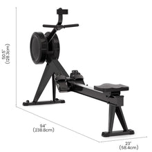 Load image into Gallery viewer, YOSUDA Air Magnetic Rowing Machine for Home - Air + Magnetic