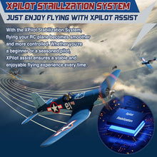 Load image into Gallery viewer, 4 Channel RC Plane F4U Corsair 500mm Remote Control Airplane Fighter RTF with 6-Axis