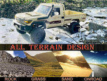 Load image into Gallery viewer, RC Truck 1/12 RC Rock Crawler 4x4 Toyota Land Cruiser Remote Control Pickup Off Road RTR 2.4GHz All Terrain with 280 Brushed Motor