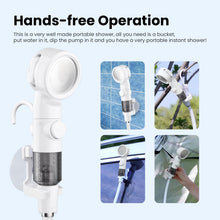 Load image into Gallery viewer, Ann Katy Portable Camping Shower Pump,Rechargeable Electric Outdoor Shower