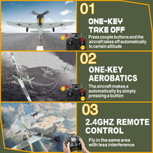 Load image into Gallery viewer, ANBURI RC Plane 4 Channel RC Airplane FW190 Ready to Fly with Upgraded Xpilo