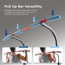 Load image into Gallery viewer, Sunny Health & Fitness Multi-Function Compact Power Tower Pull Up Bar- 300 LB Weight Capacity