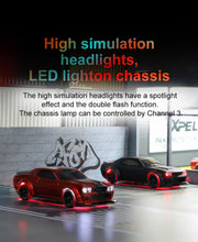 Load image into Gallery viewer, Turbo Racing 1:76 Scale Sport RC Car with Full Proportional RTR 2.4GHZ Remote Control with 2 Replaceable Body Shell (C75 Black)