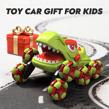 Load image into Gallery viewer, Dinosaur Remote Control Car for Kids, 8WD RC Stunt Car with Spray & Light & Music, Remote Control Toy Vehicle for Boys Girls 6-12, Birthday