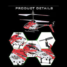 Load image into Gallery viewer, Remote Control Helicopter, S107/S107G RC Helicopter for Kids and Adults, 3 Channel Mini Helicopter with Gyro for Boys and Girls (Red)