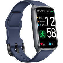 Load image into Gallery viewer, Amzhero Health Fitness Tracker with 24/7 Heart Rate, Blood Oxygen -Blue