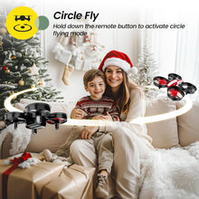 Load image into Gallery viewer, Holy Stone Mini Drone for Kids and Beginners RC Nano Quadcopter Indoor Small Helicopter Plane with Auto Hovering, 3D Flips, Headless Mode and 3 Batteries, Great Gift Toy for Boys and Girls, HS210 Red