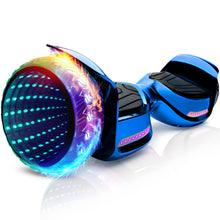 Load image into Gallery viewer, Hoverboard with 6.5" Full Light Up Wheels, Bluetooth Hover Board with Non-slip Footplates, UL2272 Safety Certified (Blue)