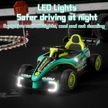 Load image into Gallery viewer, 12V 12Ah Electric Go Kart for Kids, Drift Kart with Remote Control, Ride On Go Cart with Slow Start Function, Blue