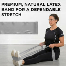 Load image into Gallery viewer, THERABAND Resistance Band, Silver, Super Heavy, 50-Yard Roll, Elastic Band for Strength-Silver