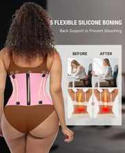 Load image into Gallery viewer, FeelinGirl Women Workout Waist Trainer Belt Tummy Control Waist, Body Shaper Pink 3XL