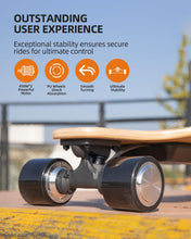 Load image into Gallery viewer, Electric Skateboard with 450W*2 Motor & RGB LED, 37" Longboard with Remote Control, 4 Modes Max 16Mph, 9 Layers Deck, Electric Skateboards