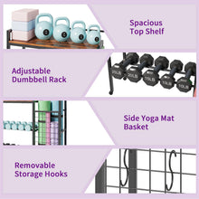 Load image into Gallery viewer, HavenlyYouth Dumbbell Rack, Gym Storage Rack, Weight Rack for Home Gym, Dumbbells