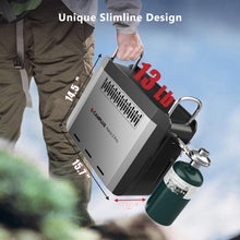 Load image into Gallery viewer, CAMPLUX Nano 3 Pro, Battery Powered Portable Water Heater, 1 lb On-Demand Propane Camping Shower, On Ground Camp Water Heater & Shower Pump, CSA Certified Safety