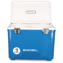 Load image into Gallery viewer, Engel UC19 19qt Leak-Proof, Air Tight, Drybox Cooler and Small Hard Shell Lunchbox for Men and Women in Elemental Blue