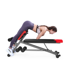 Load image into Gallery viewer, FF Finer Form Multi-Functional Weight Bench for Full All-in-One Body Workout – Adjustable Workout Bench Press for Home Gym, Fitness equipment for Back HyperExtension, Roman Chair Exercise, Sit up