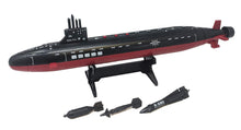 Load image into Gallery viewer, 16.5 Inch Toy Black Submarine with Sound Effects and Torpedo