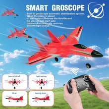 Load image into Gallery viewer, RC Airplane,2.4GHz 2 Channel Remote Control Plane with Gyro Night Lights and 2 Batteries, Easy to Fly for Adults, Beginners and Kids Toy