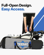 Load image into Gallery viewer, ZEEMO Full-Open Golf Travel Bag for Airlines, Wheeled Club Carrier Bag