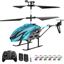 Load image into Gallery viewer, RC Helicopter, Flying Toys 2.4GHz 3.5 Channel Remote Control Helicopter, LED Light Effects, Obstacle Avoidance, One-Key Start