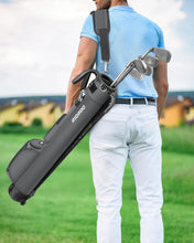 Load image into Gallery viewer, RIOROO Golf Stand Bag, Lightweight Par 3 Golf Bag Holds Up to 7 Clubs with Two Way Dividers Cooler Pocket Shoulder Strap and Multiple Storage Pockets for Men and Women